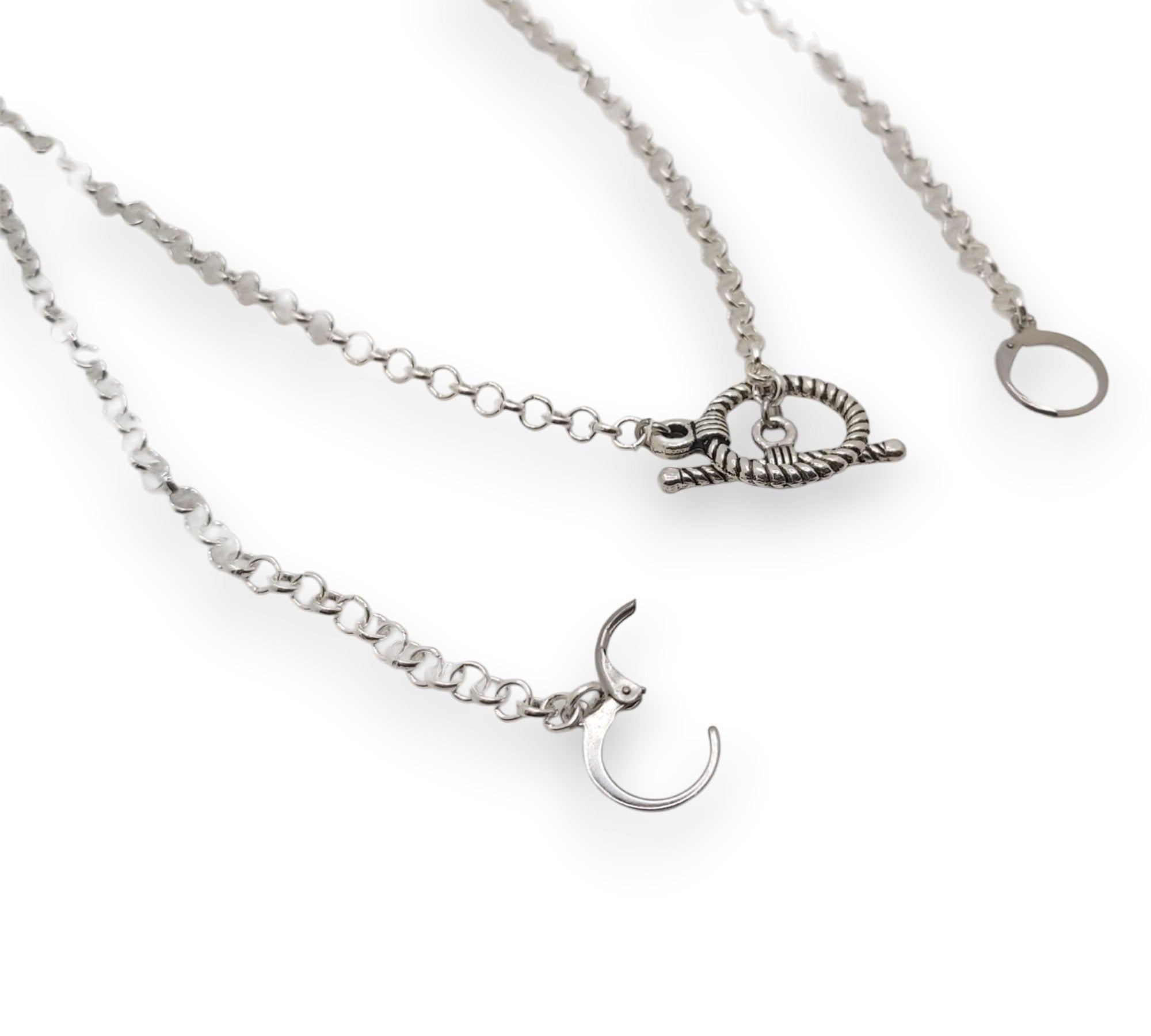 Silver Chunky Toggle