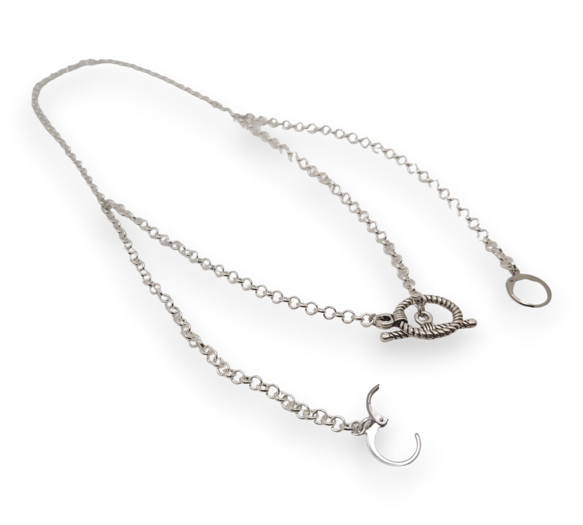 Silver Chunky Toggle