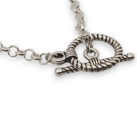 Silver Chunky Toggle