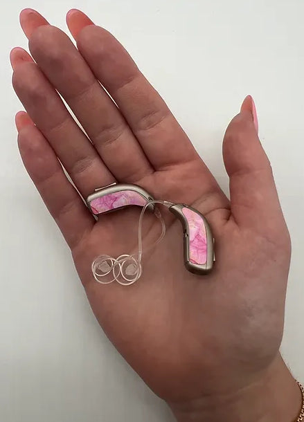Marble HearSkins Hearing Aid Stickers