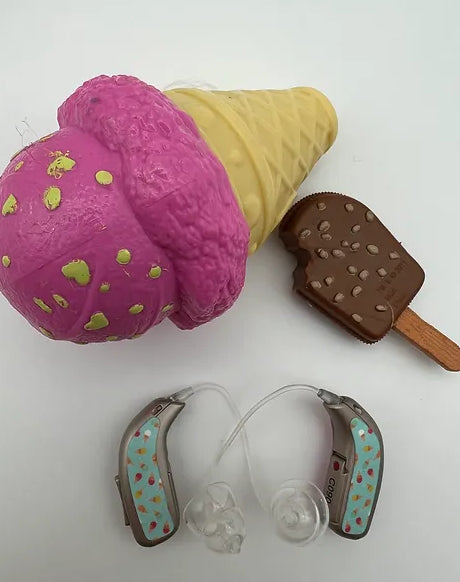 Something Sweet HearSkins Hearing Aid Stickers