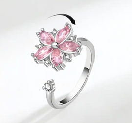 Pink Flower Zirconia
