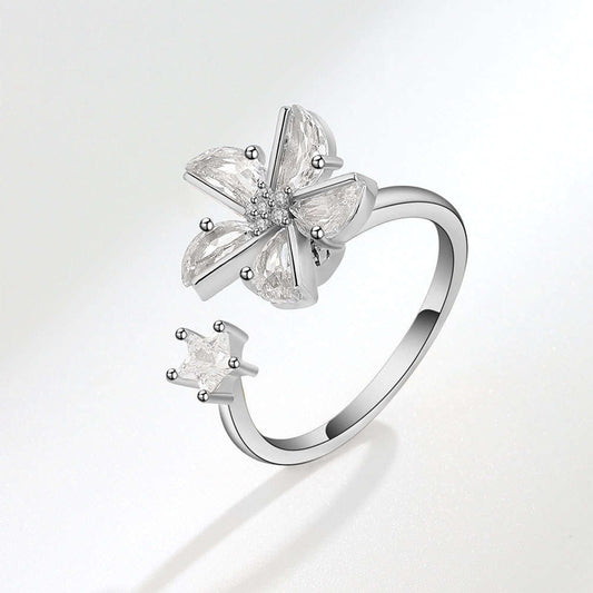 Flower Zirconia (Gold/Silver)