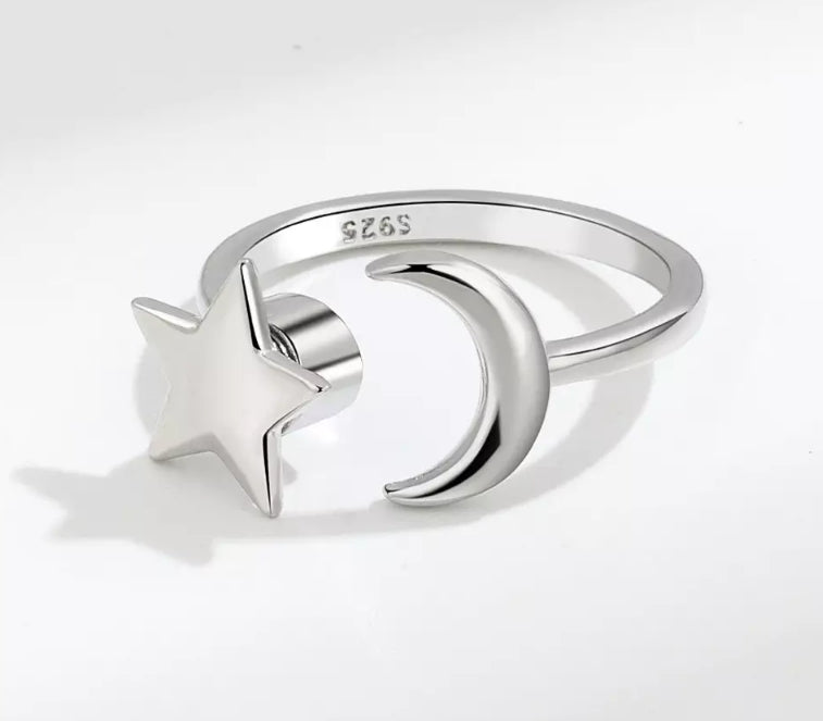 Moon and Star  (Gold/Silver)